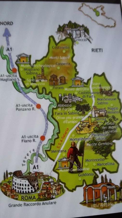B&B In Sabina Poggio Nativo Luaran gambar